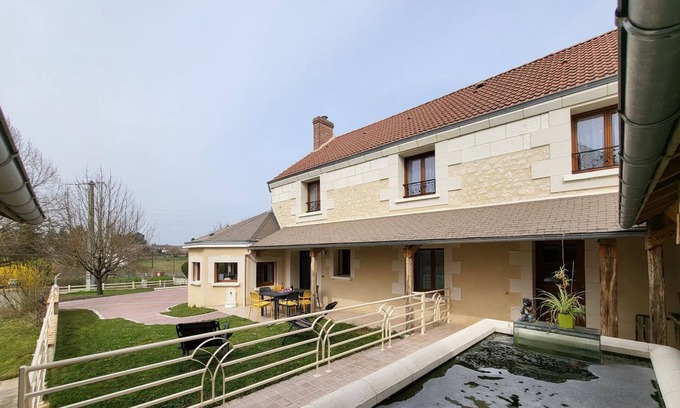 Thenay Cabaña | Casa acogedora con jardín, terraza y parking entre Castillos del Loira y ZooParc de Beauval