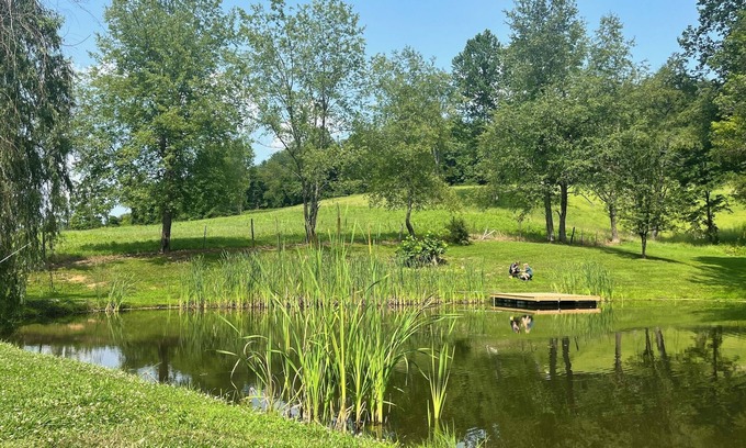 Bridgeport Casa | Cozy home in a peaceful country setting with stocked pond. Relax and unwind.