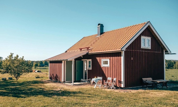 Sodra Vi Casa | Acogedora casa en Södra Vi con sauna