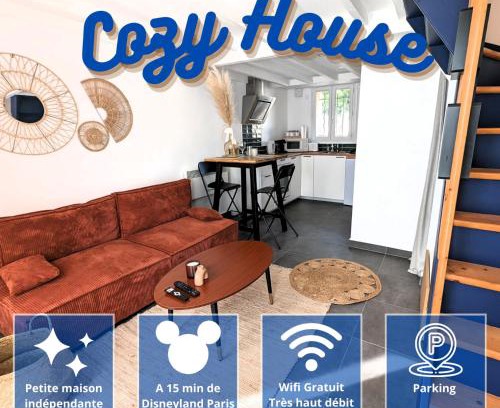 Nanteuil-les-Meaux Casa | Cozy House - 15 min Disneyland - 2 Parkings - Fibre
