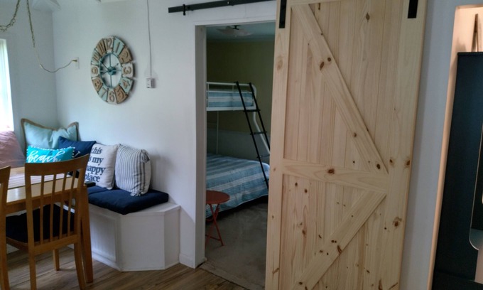 Lexington Cabaña | Cozy lake cottage with fire pit, one block from Lake Huron.