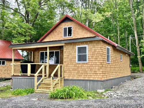 Burnham Casa | Cozy Lakefront Cabin with Porch, Firepit, Kayaks & Sandy Beach Access in Burnham, Maine