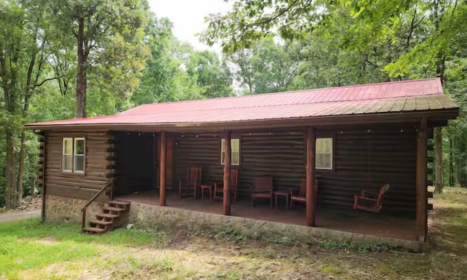 Grand Rivers Casa | Cozy Log Cabin Retreat