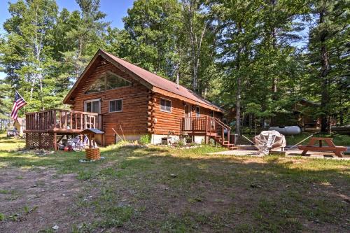 Steuben Casa | Cozy Manistique Cabin with Deck, Grill and Fire Pit!
