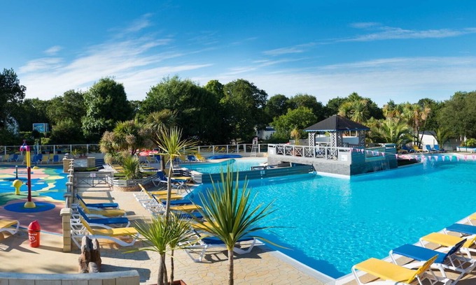 Nevez Casa | Acogedora casa móvil para 6 personas con terraza / camping Domaine de Kerlann **** Bretaña Sur