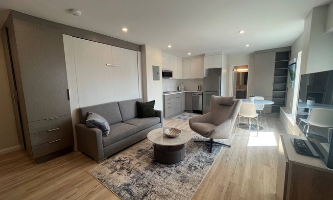 Golden Triangle Apartamento | Cozy Modern Centretown Ottawa Studio Near U of O, Restaurants, and Amenities