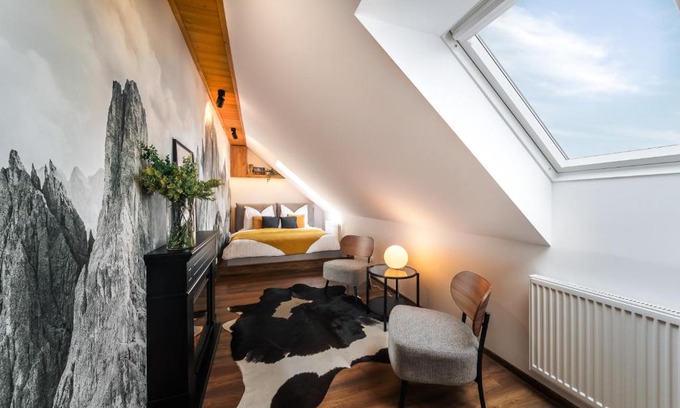 Velka Lomnica Apartamento | Cozy mountain attic apartment in High Tatras