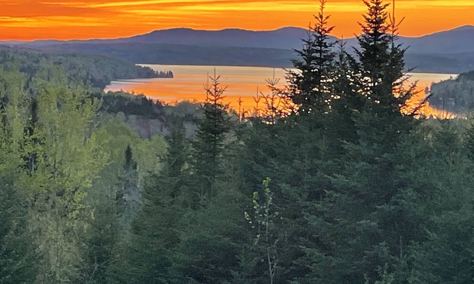 Sandy River Casa | Cozy Mountain Home Overlooking the Beautiful Rangeley Lake