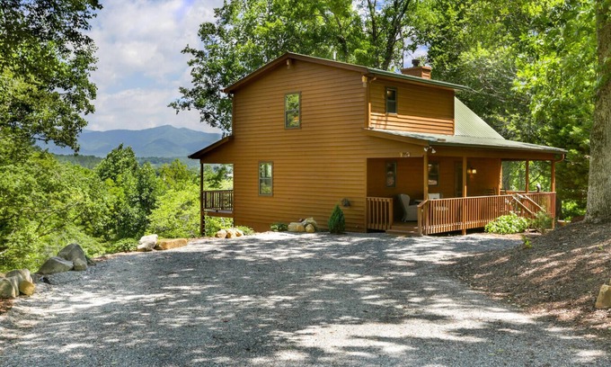 Hayesville Chalet De Esquí | Cozy Mountain View Chalet