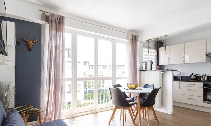 La Garenne-Colombes Apartamento | Acogedor y nuevo estudio cerca de Paris La Défense.