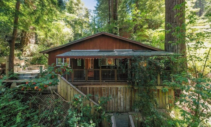 Monte Rio Casa | Cozy redwood getaway, pet-friendly, walk to town