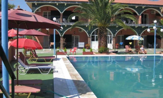 Vassilatika Apartamento | 2 dormitorios con 4-5per con piscina compartida a poca distancia de las playas