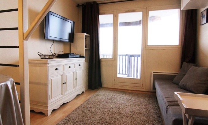 Jeux Apartamento | Estudio para 4 personas con balcón y vistas al sur en L'Alpe d'Huez, ¡ideal para esquiadores!