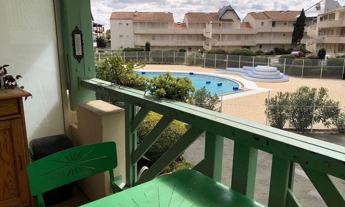 Chatelaillon-Plage Apartamento | Estudio acogedor con balcón, ideal para 2 pers, Chatelaillon-Plage