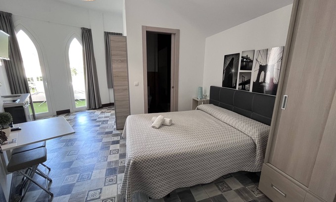 Arenas Apartamento | Estudio acogedor con vistas a las montañas