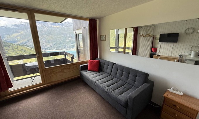 Le Lavachet Apartamento | Estudio Cómodo Cerca de Pistas y Comercios con Balcón