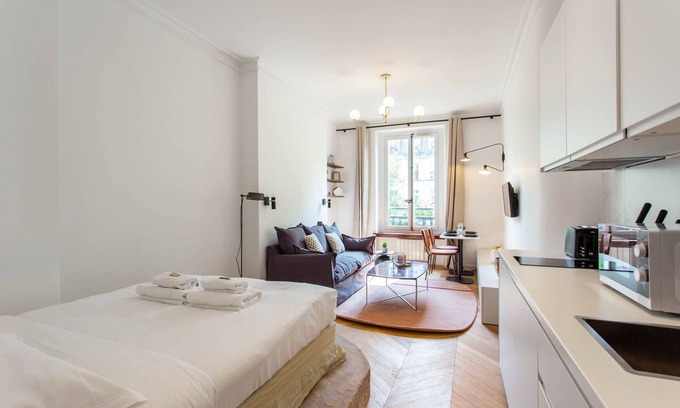 Chaussee-d'Antin Apartamento | Cozy Studio Retreat in the Heart of Paris - Madeleine Opera