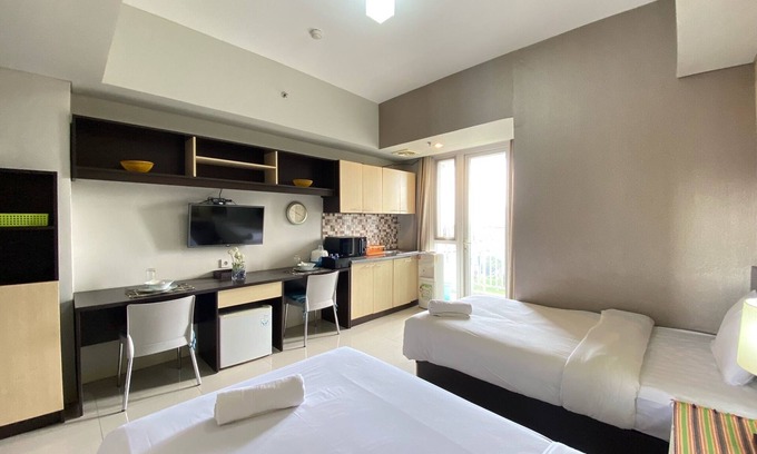 Hegarmanah Apartamento | Cozy Studio Room At Skyland City Jatinangor Apartment