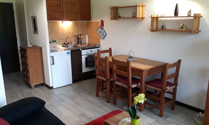 Saint-Jeoire Apartamento | Acogedor estudio para dormir 3 en Onnion