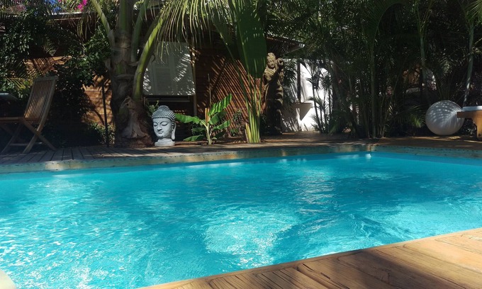 Grand Fond Apartamento | Cozy studio, swimming pool, Spa, seaside