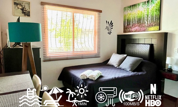 La Peñita de Jaltemba Apartamento | Le Colibri Récif Piscina - Cozy Tranquilo y playa