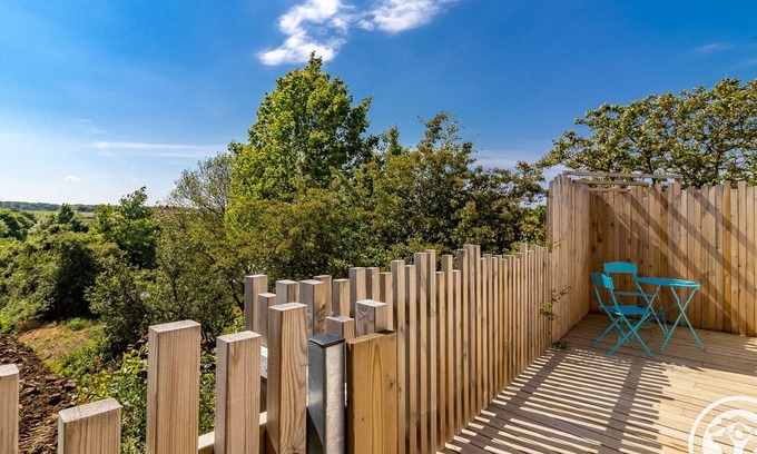 Saint-Christophe-la-Couperie Cabaña | Estudio acogedor con terraza en el campo, cerca de Nantes