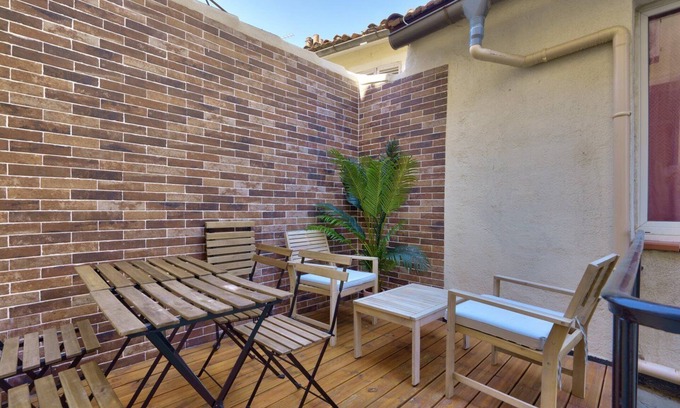 La Villette Apartamento | Cozy T2 with terrace near the center