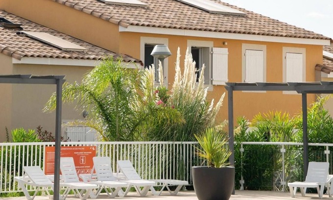 Latour-Bas-Elne Apartamento | Cozy T3 Lodge with Terrace, Pool, Spa, Gym and Parking - 10 Min from Beach