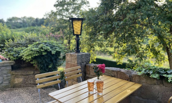 Bad Duerkheim Apartamento | Cozy vacation apartment between forest and vineyards with terrace and garden