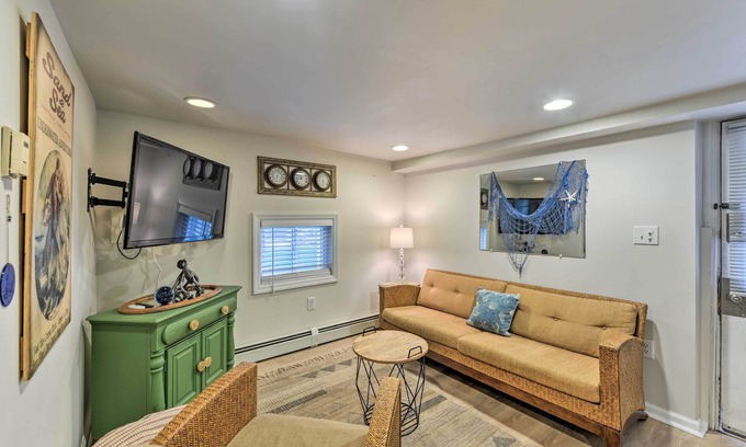 Ventnor City Condominio | Cozy Ventnor Getaway: Walk to Public Beach!