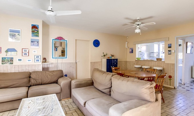 Biscarrosse Plage Casa | Villa a 50m de la playa, wifi, jardín, para 6 personas