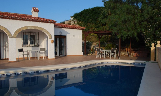 Pedreguer Villa | Acogedora villa con piscina privada, vista panorámica, región Denia - Javea
