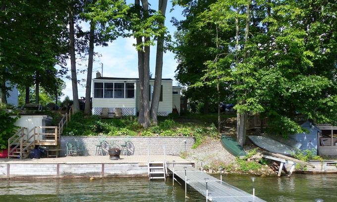 Hammondsport Cabaña | Acogedora cabaña frente al mar en el lago Waneta