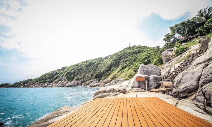 Baan Tai Cabaña | Acogedor bungalow de madera con cama doble