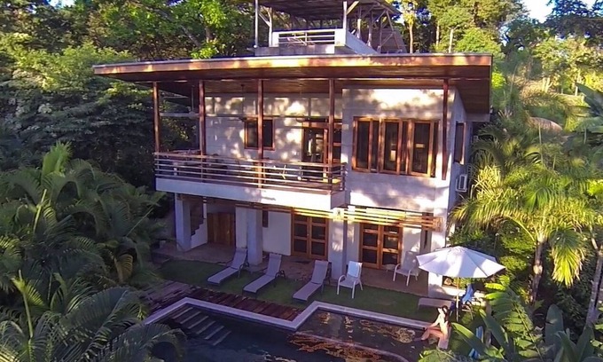 Malpaís Casa | Casa Mirador-4 Bd con / piscina y vista al mar