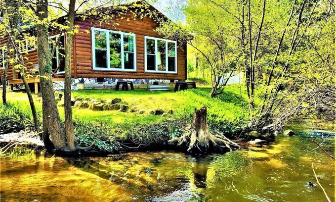 Traverse City Cabaña | Vibras del lado de la playa ★ Steps 2 Bay ★ 5km to Downtown ★ Pets Welcome!