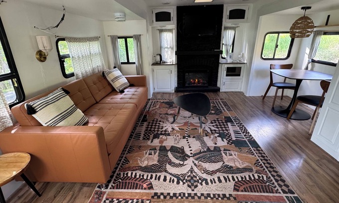 Catskill Casa | Creekside Magic in Luxury RV on Working Farm