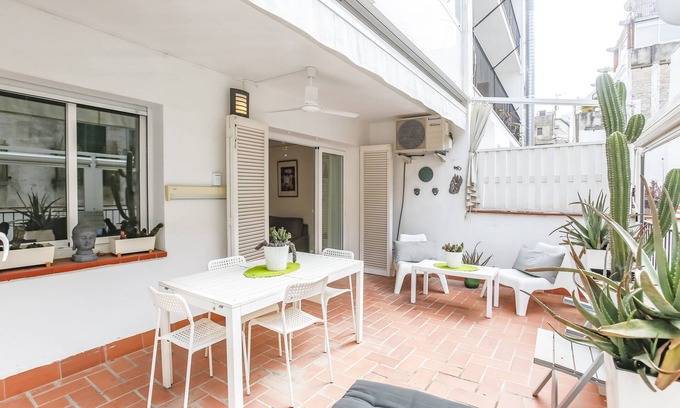 Centro de Sitges Apartamento | Cuban Green, apartamento con terraza