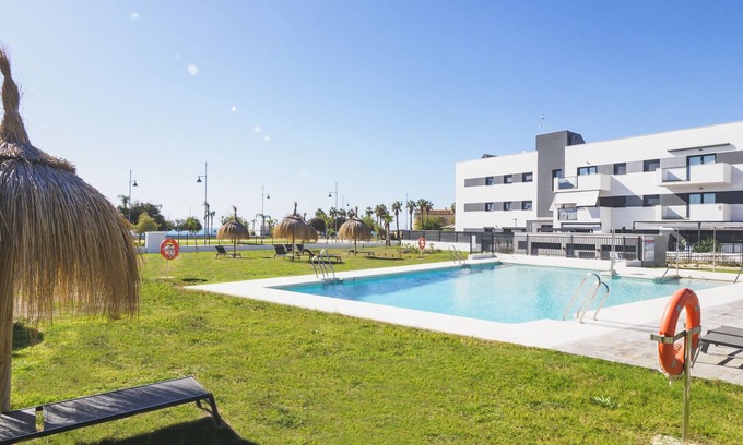 Vélez-Málaga Apartamento | Cubo's Apartamento Marques & Parking / piscina comunitaria / aire acondicionado / wifi gratis