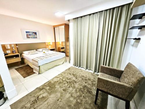 Setor Hoteleiro Norte Apartamento | Cullinan 1017E · Hotel Cullinan Luxury Premium com varanda