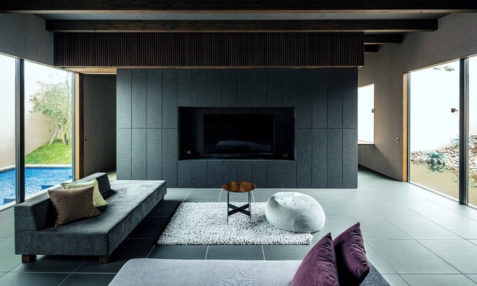 Karatsu Casa | Curtainless open space BLUE BLACK A luxurious / Karatsu Saga