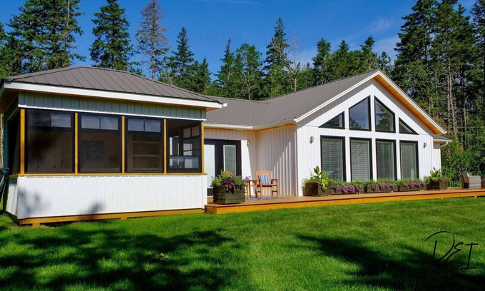 Brackley Beach Casa | Custom built & stunning, water-view property