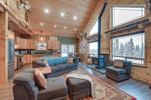 Kasilof Casa | Custom Kasilof Cabin on 40 Private Acres