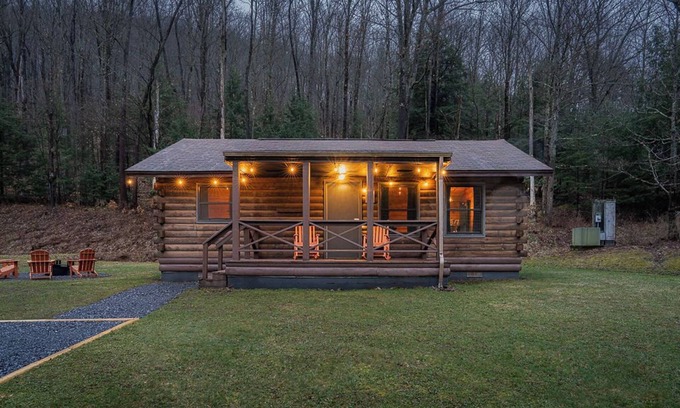 Mills Cabina | Custom Log Cabin #3 | Denton Hill State Park