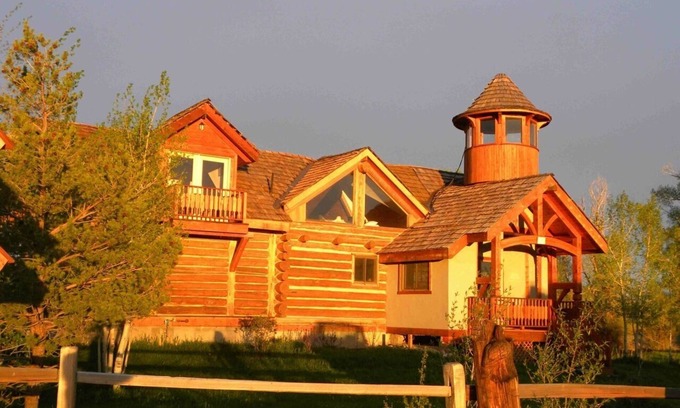 Clawson Cabina | Cabina de registro personalizado Rodeado De Gran Teton Vistas