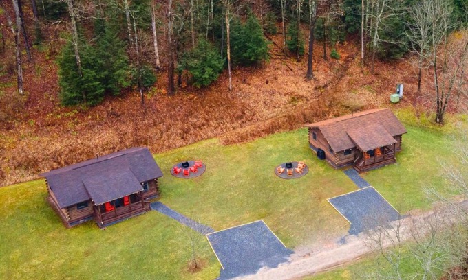 Mills Cabina | Custom Log Cabins #3 & #4 | Denton Hill State Park