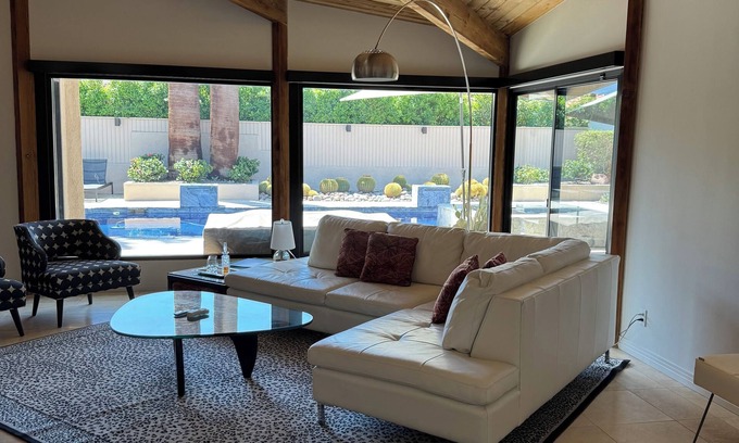 Rancho Palmeras Casa | Custom, one of a kind Roofline, Mid Century Gem with in Rancho Palmeras Estates.