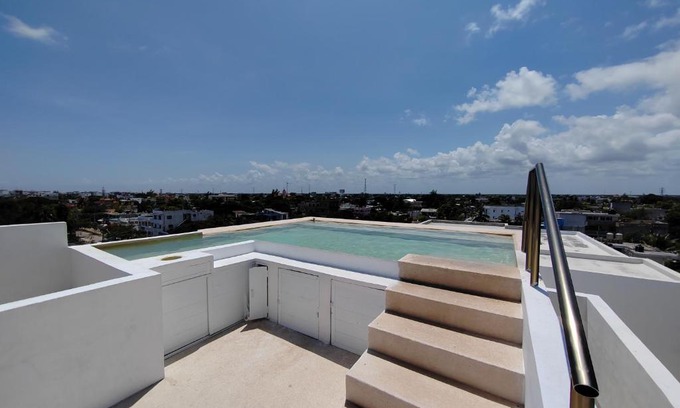 Luis Donaldo Colosio Apartamento | Cute Apt In Playa Steps from Beach Private Terrace & Pool By Yeah