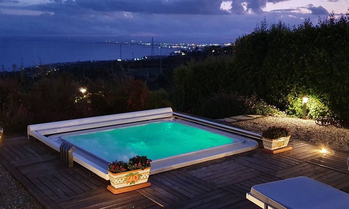Vampolieri I Villa | La casa de Cyclope. Vistas increíbles y mini SPA privado.