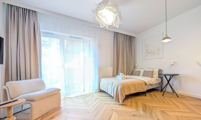 Wroclaw City Center Apartamento | Czysta Chic Harmony Studio